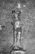 Statue (d'applique, petite nature) : saint Sébastien, chapelle Saint Corentin (Carnoët)