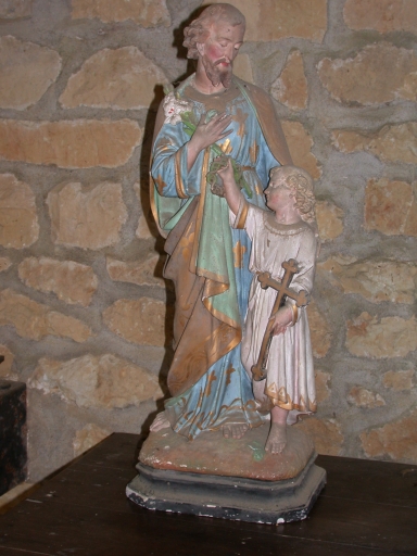 Statue : Saint Joseph et l'Enfant