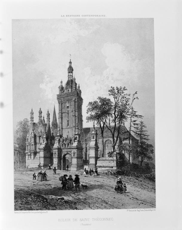 Église paroissiale Notre-Dame et abords, place de l'Eglise (Saint-Thégonnec fusionnée en Saint-Thégonnec Loc-Eguiner en 2016)