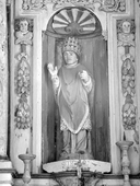 Statue (d'applique, petite nature) : saint Tugdual, chapelle Saint-Patern (Malguénac)