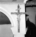 Croix (crucifix, petite nature) : Christ en croix, église paroissiale Saint-Coulitz (Saint-Coulitz)