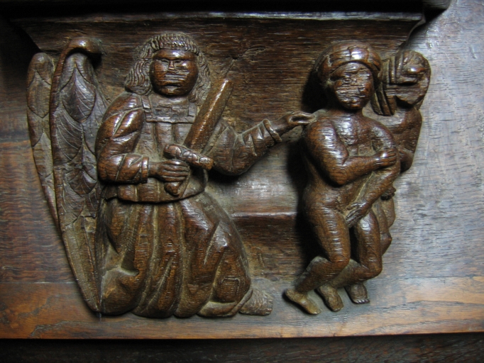 Collégiale Notre-Dame : stalle 13