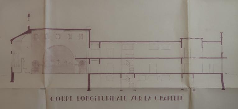La chapelle du lycée Jean Guéhenno et sa décoration, 11 rue du Champ Rossignol (Fougères)