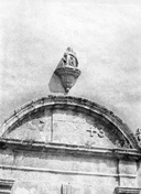 Groupe sculpté : Vierge de Pitié, église paroissiale Notre-Dame-de-l'Assomption (Le Faouët)