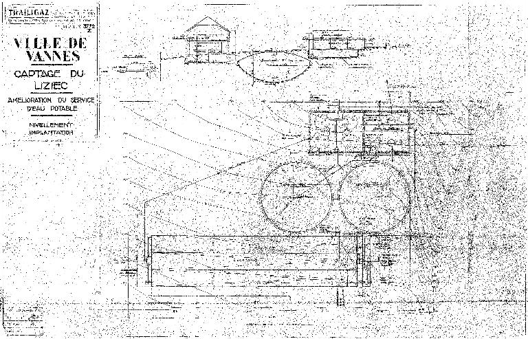 Usine de traitement de l'eau du Liziec, avenue de Verdun (Vannes)