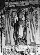 Statue : Saint Aubin, chapelle Saint-Aubin, Lanvaïdic (Port-Launay)