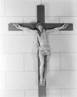 Croix : Christ en croix, chapelle Saint-Mathieu (Guidel)