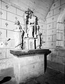 Autel, tabernacle, exposition (autel secondaire, autel tombeau), chapelle Sainte-Anne (Trébrivan)