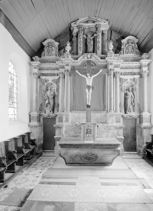 Retable (retable architecturé), église paroissiale Saint-Pierre (Ploërdut)