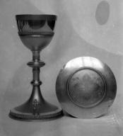 Calice, patène (3), église paroissiale Saint-Sulpice (Fougères)