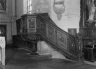 Chaire à prêcher, église paroissiale Sainte-Cécile (Theix fusionnée en Theix-Noyalo en 2016)