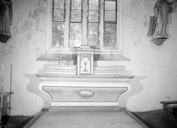 Autel, tabernacle (maître-autel, autel tombeau), chapelle Notre-Dame (Plouray)