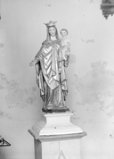 Statue (statuette) : Vierge à l'Enfant (2), église paroissiale Saint-Samuel (Le Saint)
