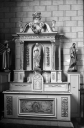 Ensemble de 2 autel-retables secondaires : autel-retable de la Vierge, autel-retable du Sacré Coeur (Rimou)