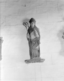 Statue (d'applique, petite nature) : saint Corentin, église paroissiale Saint-Annouarn (Peumérit)
