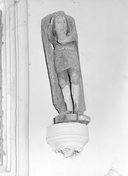Statue (petite nature, d'applique) : saint Tremeur, , chapelle Saint-Guen et son ossuaire (Saint-Tugdual)
