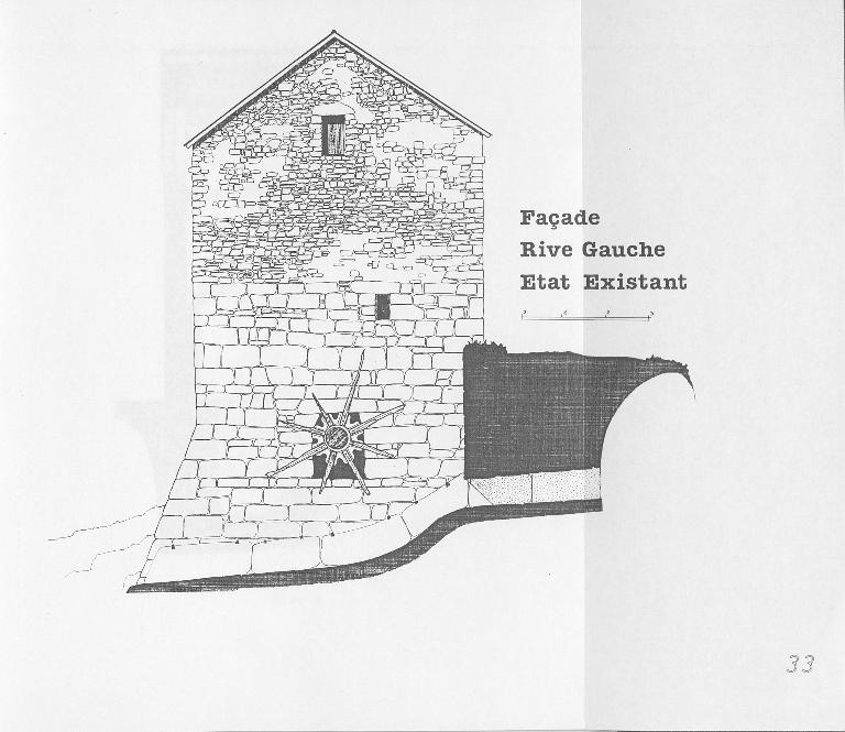 Moulin à marée du Lac, actuellement maison, Passage du Lac (Carnac)
