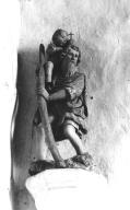 Statue (d'applique) : saint Christophe, chapelle Saint-Tugen (Primelin)