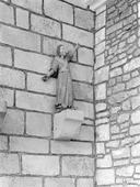 Statue (2), calvaire (?, petite nature), église paroissiale Saint-Yves (Plouray)