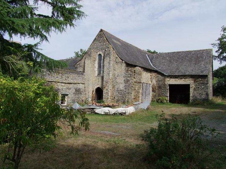 Charpente du temple ou chapelle de La Coëfferie (Messac fusionnée en Guipry-Messac en 2016)