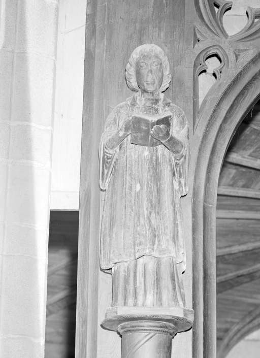 Statue : Saint Jean (?), église paroissiale Saint-Armel (Ploërmel)