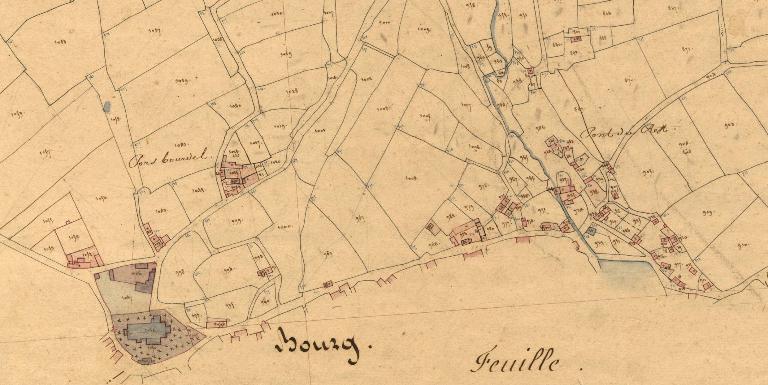 Le bourg de Plounévez-Lochrist