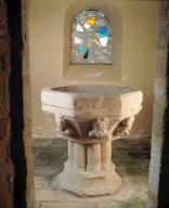 Fonts baptismaux, église paroissiale Saint-Gérand (Cléguer)