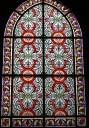Ensemble de 4 verrières décoratives des baies 5, 7, 9, 00