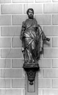 Groupe sculpté (petite nature) : Sainte Famille, église paroissiale Saint-Laurent (Callac)