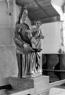 Statue (petite nature) : Vierge à l' Enfant, dite Notre-Dame du Folgoët, dite anciennement Notre Dame de Lansalaun, chapelle de Lansalaün de Notre-Dame de Folgoat (Paule)