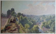 Tableau : Le chateau de Hédé
