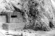 Casemate de flanquement armée d'un canon anti-chars de 47 mm (Cr 14), Pointe de Rulianec, Morgat (Crozon)