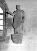 Statue (petite nature) : saint Mathurin, chapelle Saint-Philibert (Gourin)