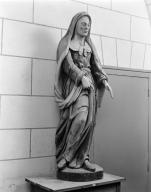 Statue (petite nature) : sainte Anne (?), église paroissiale Saint-Pierre, Saint-Paul (Quéven)