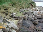Murs de soutènements et quai, Fort Bloscon (Roscoff)