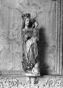 Statue : Vierge à l'Enfant, chapelle Saint-Tudec (Poullaouen)