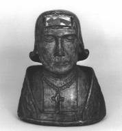 Buste-reliquaire : saint Gobrien, église paroissiale Saint-Servais (Saint-Servant-sur-Oust)