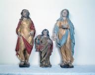 Groupe sculpté : la Sainte Famille, église paroissiale Notre-Dame-des-Fleurs (Gestel)