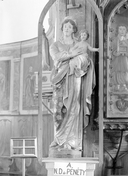 Statue (petite nature) : Vierge à l'Enfant, dite Notre-Dame du Pénéty, chapelle Notre-Dame (Persquen)