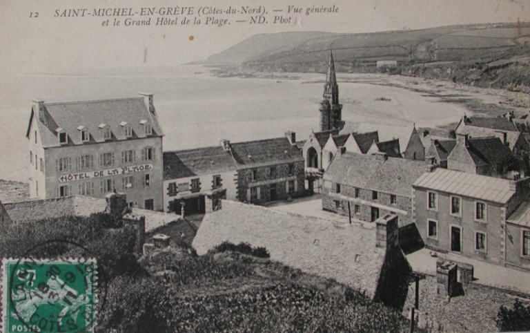 Les cafés et hôtels de voyageurs sur la commune de Saint-Michel-en-Grève