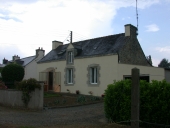 Maison, rue du Manéguen (Pluméliau fusionnée en Pluméliau-Bieuzy en 2019)