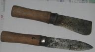 Outils de grande pêche : couteau piqueur et couteau trancheur