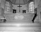 Autel (maître-autel), église paroissiale Saint-Clet (Cléden-Cap-Sizun)