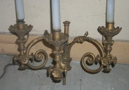 Paire 1 de luminaires d'applique d'église