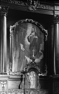 Tableau : Apparition du Christ à Marguerite Alacoque, église paroissiale Notre-Dame du Roncier (Rostrenen)