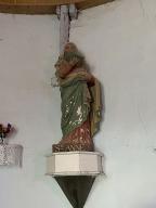 Statue : Sainte Anne, chapelle Saint-Isidore, le Bas Trézon (Monteneuf)
