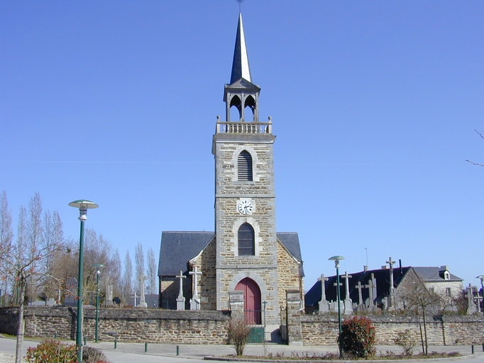 Eglise paroissiale Saint-Aubin (Saint-Aubin-du-Pavail fusionnée en Châteaugiron en 2017)