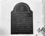 Les objets mobiliers de l'église paroissiale Saint-Servais (La Trinité-Surzur)