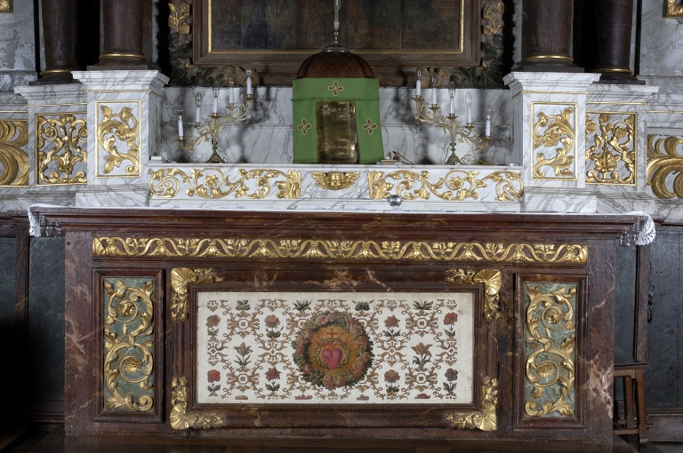 Devant d'autel : Sacré Coeur