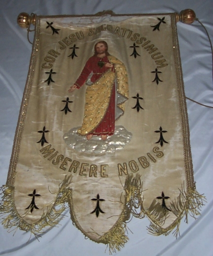 Bannière de procession 1 : Sacré Coeur